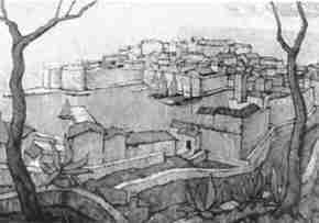Blick auf Ragusa, 1919