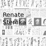 renate sterlika: les band es desinees - ein spiel mit der linie